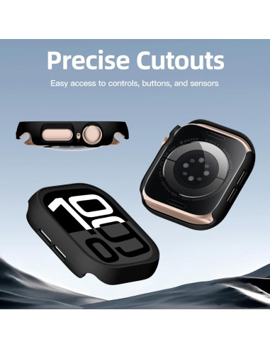 Funda Bumper Adorve para Apple Watch Series 10 42mm - Negro