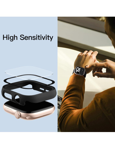 Funda Bumper Adorve para Apple Watch Series 10 42mm - Negro