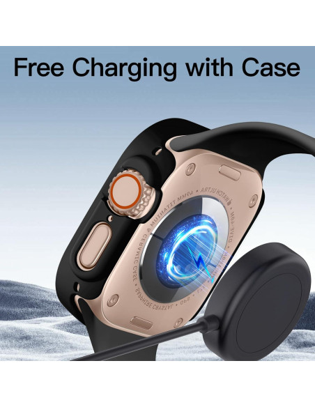 Funda Bumper Adorve para Apple Watch Series 10 42mm - Negro