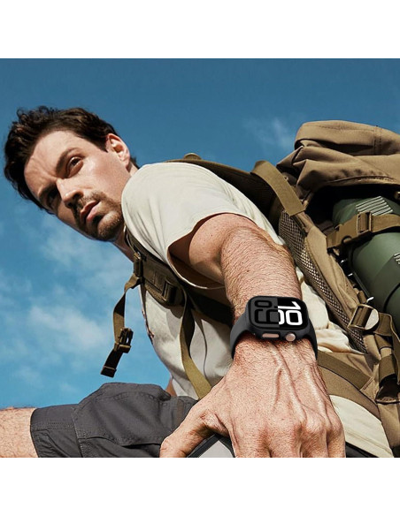 Funda Bumper Adorve para Apple Watch Series 10 42mm - Negro