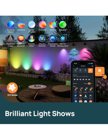 Luces Solares Inteligentes Linkind SL5C IP67 2 Paquete