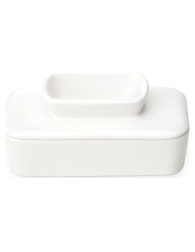 Plato de Mantequilla Sweese con Tapa - Porcelana 113g