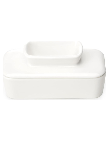 Plato de Mantequilla Sweese con Tapa - Porcelana 113g