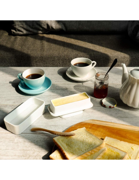 Plato de Mantequilla Sweese con Tapa - Porcelana 113g