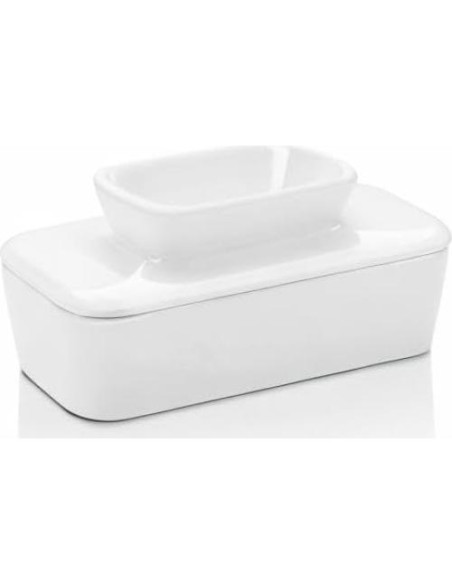 Plato de Mantequilla Sweese con Tapa - Porcelana 113g