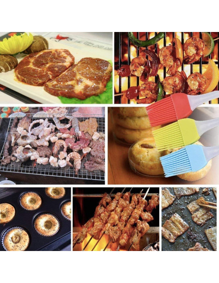 Juego de Brochas de Silicona Uniwit 5 PCS para Pastelería y BBQ