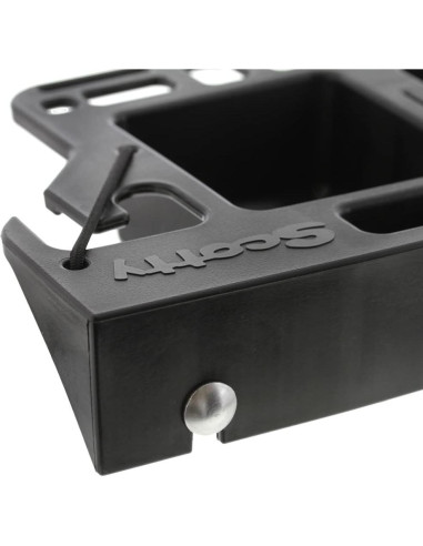 Caddy de Pesca Scotty 452 Negro con Soporte Móvil