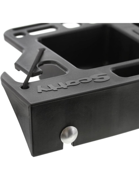 Caddy de Pesca Scotty 452 Negro con Soporte Móvil