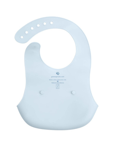 Babero de Silicona Scoop Unisex Green Sprouts 16.5x18 cm