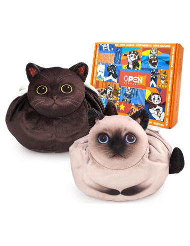 Bolsa de Maquillaje de Gato Openhahaha - 2 Pack, 22.86 cm