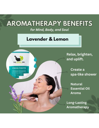 Baños de Vapor Aromaterapia 10 Bombas de Ducha Hechas en EE. UU.