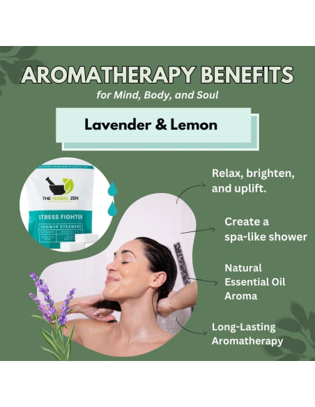 Baños de Vapor Aromaterapia 10 Bombas de Ducha Hechas en EE. UU.