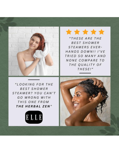 Baños de Vapor Aromaterapia 10 Bombas de Ducha Hechas en EE. UU.