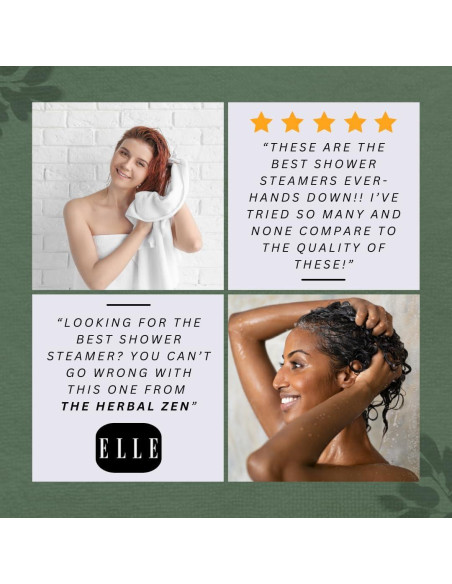 Baños de Vapor Aromaterapia 10 Bombas de Ducha Hechas en EE. UU.