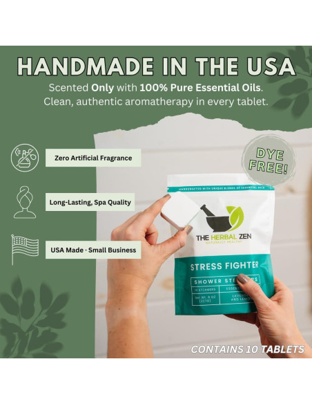 Baños de Vapor Aromaterapia 10 Bombas de Ducha Hechas en EE. UU.