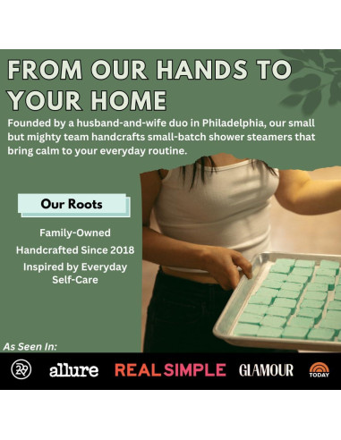 Baños de Vapor Aromaterapia 10 Bombas de Ducha Hechas en EE. UU.