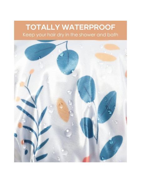 Gorra de Ducha Aquior Extra Grande Impermeable de Toalla