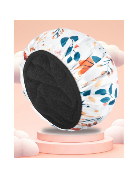 Gorra de Ducha Aquior Extra Grande Impermeable de Toalla