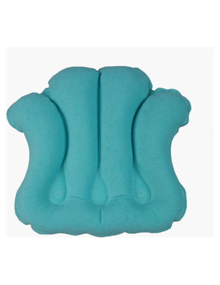 Almohada Inflable de Baño ObboMed HB-1200N con Ventosas - Azul Tiffany