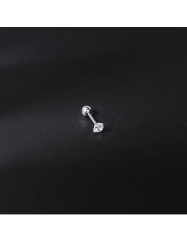 Soportes de Pendientes de Acero Inoxidable AOEDEJ 20 Pares 1.0mm