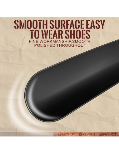 Cuerno de zapato de metal KEYHOT 17.02 cm para hombres y mujeres