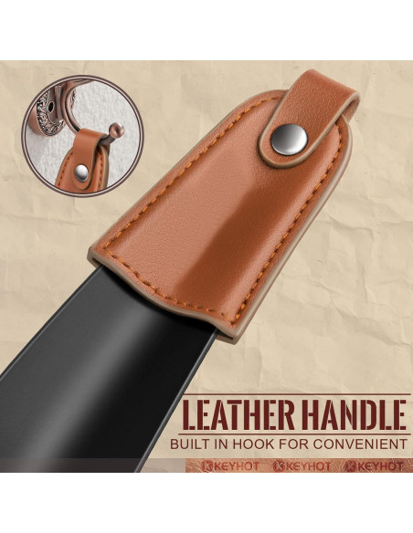 Cuerno de zapato de metal KEYHOT 17.02 cm para hombres y mujeres Cuerno de zapato de metal KEYHOT 17.02 cm para hombres y mujeres