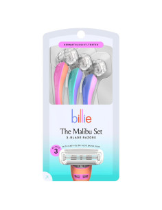 Maquinillas Desechables para Mujeres Billie Conjunto Malibu - 3 Hojas
