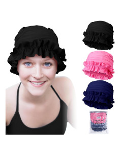 Gorros de Natación Soulchen para Mujeres Adultas - 3 Piezas
