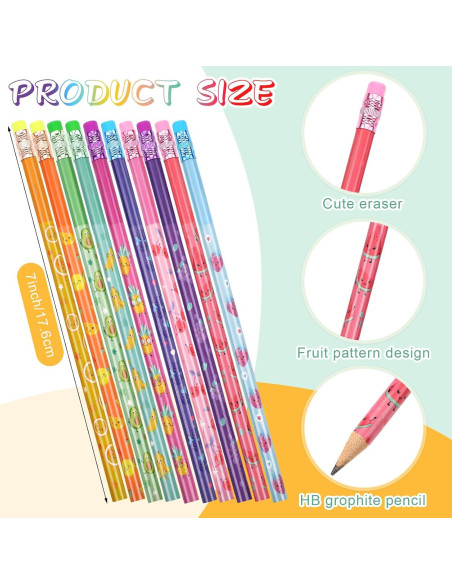 Set de 80 Piezas de Lápices y Marcadores Aromatizados Teling