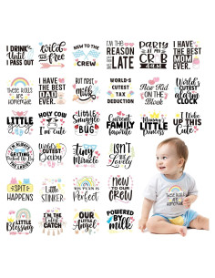 Transferencias de Hierro Falueqg 30Pcs para Baby Shower