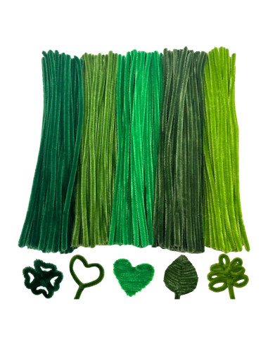 Juego de Limpiapipas Cldamecy 500 Pcs Verde 6mm x 30cm