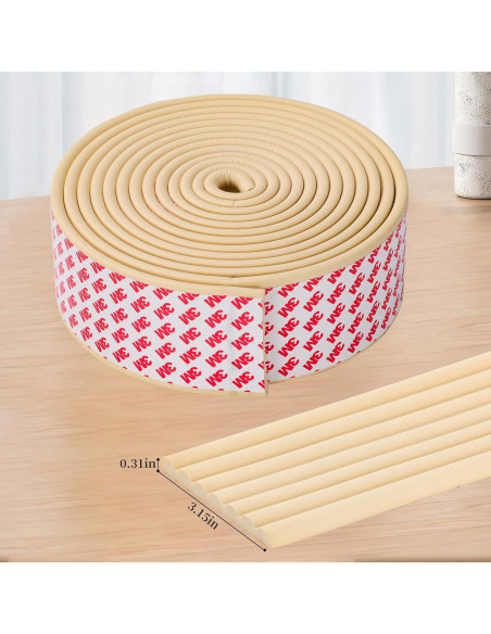 Protector de Esquinas para Bebés VOCOMO 5m Blanco Autoadhesivo