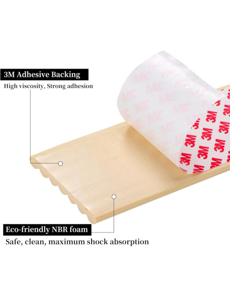 Protector de Esquinas para Bebés VOCOMO 5m Blanco Autoadhesivo