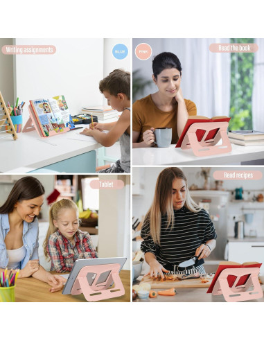 Soporte para Libros Dinrgo Ajustable y Portátil 21x30 cm