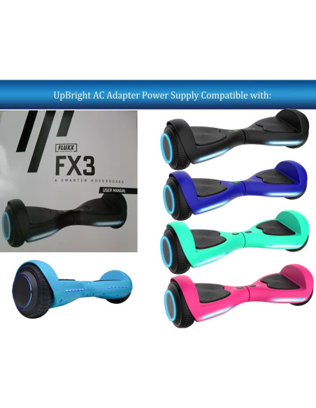 Adaptador AC/DC 29.4V UpBright para Hoverboard 200W