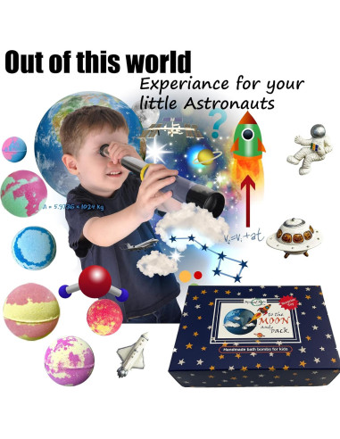 Bolas de Baño Orgánicas Mineral Me para Niños - 6 Piezas