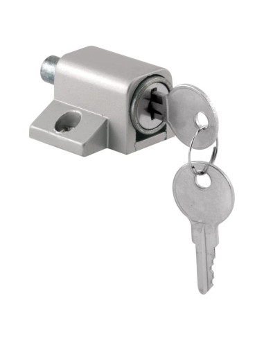 Cerradura de Puerta Corredera con Llave Prime-Line U 9861 Aluminio