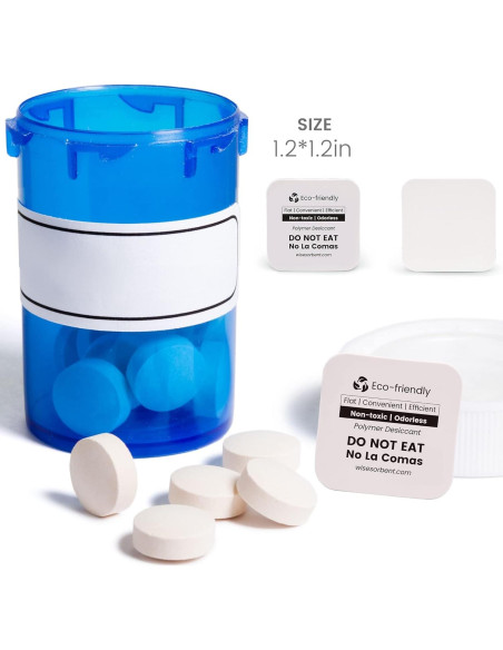 Paquetes de Deshidratante Wisesorb 30 Unidades 3.05x3.05 cm