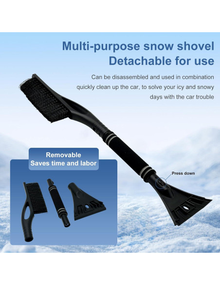Cepillo de Nieve y Raspador de Hielo VOJKOREL 60.96 cm