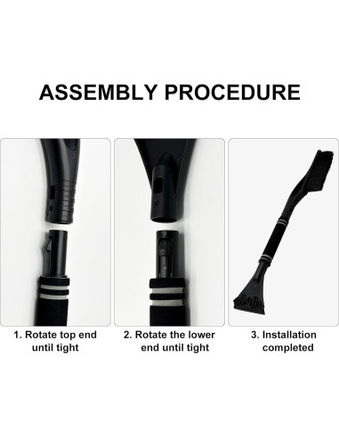 Cepillo de Nieve y Raspador de Hielo VOJKOREL 60.96 cm