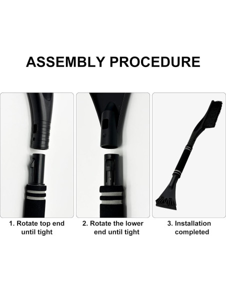 Cepillo de Nieve y Raspador de Hielo VOJKOREL 60.96 cm