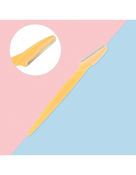 30 Afeitadoras de Cejas WBCBEC Rosa con Cubierta de Precisión