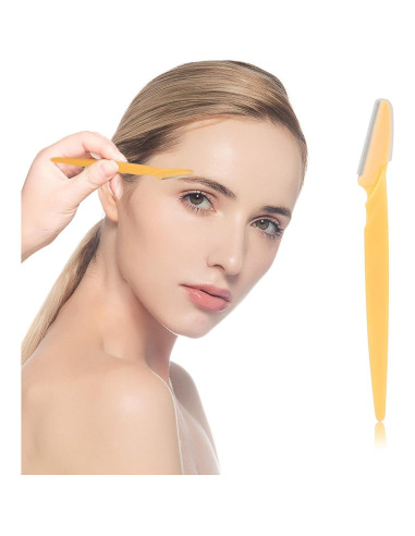 30 Afeitadoras de Cejas WBCBEC Rosa con Cubierta de Precisión