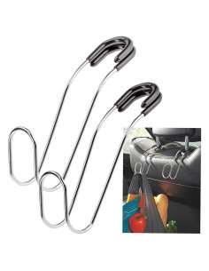 Ganchos para Reposacabezas de Coche High Road - Soporta 18 kg