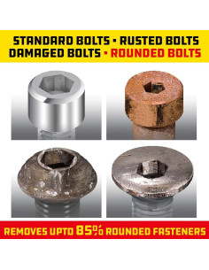 Juego de 8 Zócalos de Bit Hexagonal Powerbuilt 240093 - SAE 2