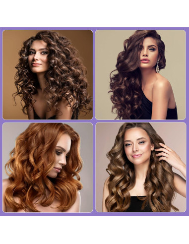 Set de 38 Rulos para Cabello Obeoby Sin Calor 2.5-6.0cm