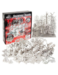 Conjunto de Árboles Bosque Pintables Monster 91 Piezas 3D