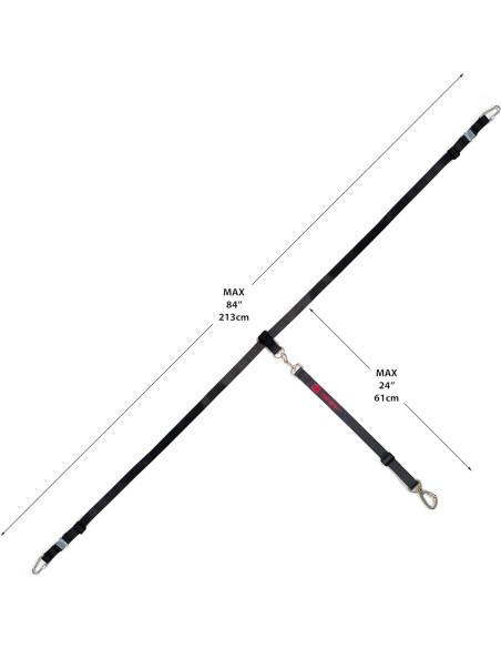 Correa de Seguridad Ajustable para Perros PUDELLO WAY - Incluye Guantes