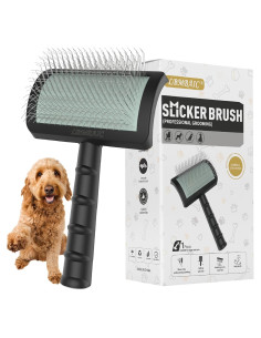 Cepillo Slicker para Perros y Gatos - Acicalamiento Eficaz, 25mm