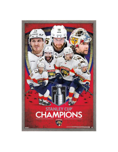Póster Enmarcado NHL Florida Panthers 2025 Copa Stanley 56.9x37.3cm